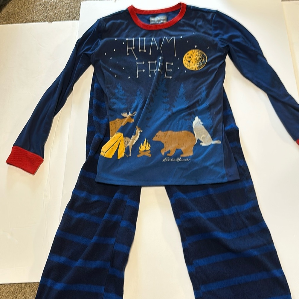 Eddie bauer flannel pants pajamas set